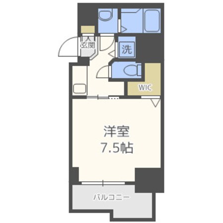 S-RESIDENCE谷町五丁目の物件間取画像